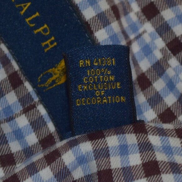 RALPH LAUREN Men's Sz 2XLT Plaid Button Front Shirt - Picture 4 of 7